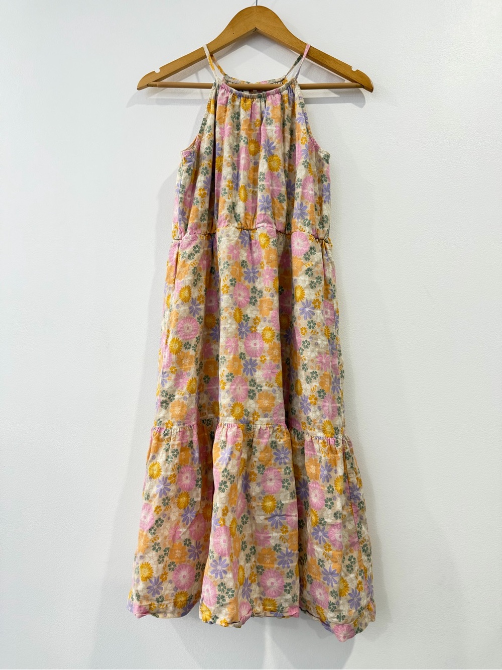 Wonder Nation Girls Cotton Floral Midi Dress XXL - Picture 1 of 8
